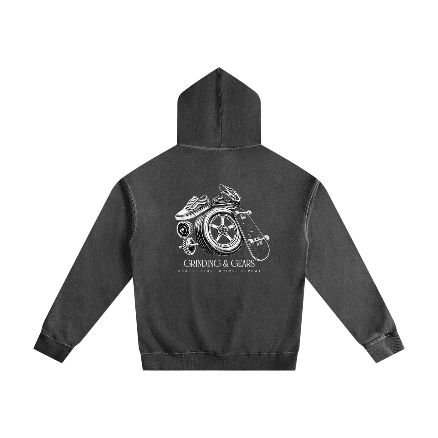 Hoodie,Clothing,Skate. Ride. Drive. Repeat.